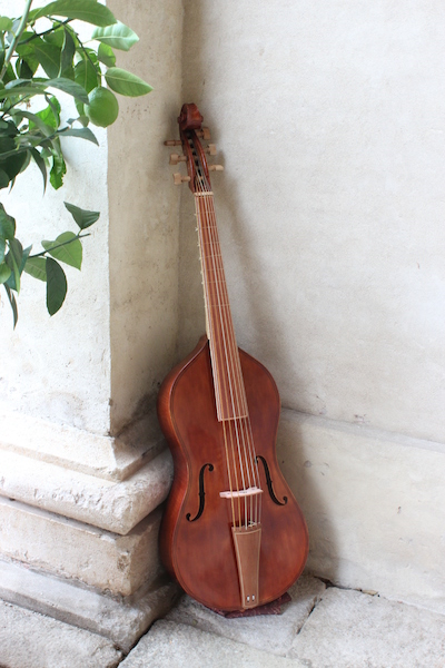 Bass viol after Gasparo da Salò