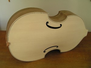 The finished body of the viol.